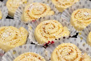 Kanelbullar som jäser