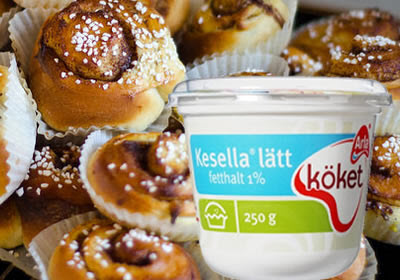 kanelbullar med kesella